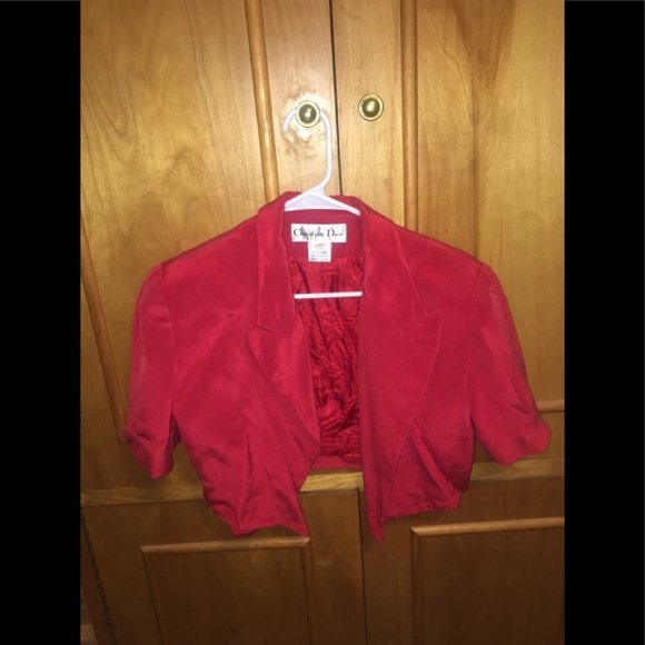 Christian Dior cropped blazer